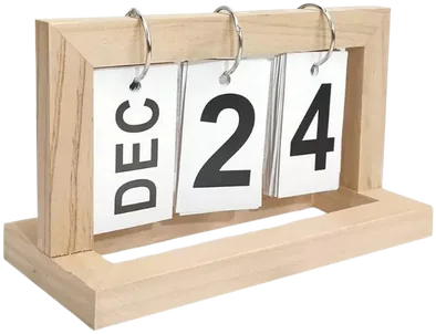 Wooden Desk Calendar