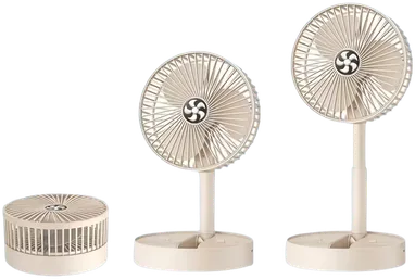 Foldable, Telescopic, Rechargeable Fan